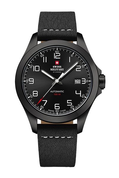 Swiss Military Mens Watch By Chrono Sma34077.04, Automatic, 42mm, 10atm