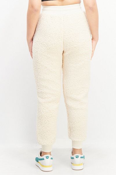 Fila Women Sportswear Fit Sherpa Pants, Cream