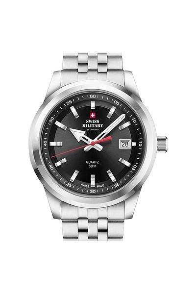 Swiss Military Mens Watch Sm34094.01, Quartz, 41mm, 5atm