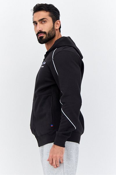 Puma x BMW Motorsport Men Sportswear Fit Long Sleeves Outdoor Hoodie, Black