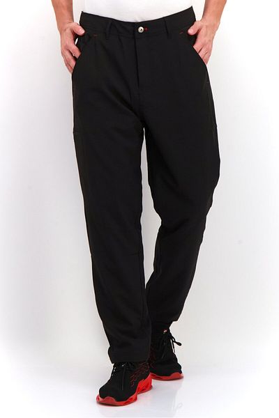 Avalanche Men Plain Cargo Pants, Black