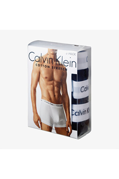 Calvin Klein 3'lü Pack Erkek Lacivert Boxer