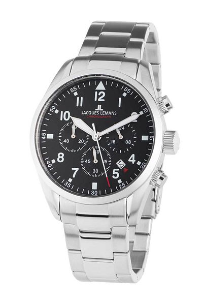 Jacques Lemans Ανδρικό ρολόι Jacques Lemans 42-2C, Quartz, 42mm, 10ATM