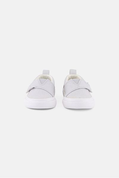 Toms Toddlers Boy Alpargata Fenix Velcro Closure Casual Shoes, Light Grey