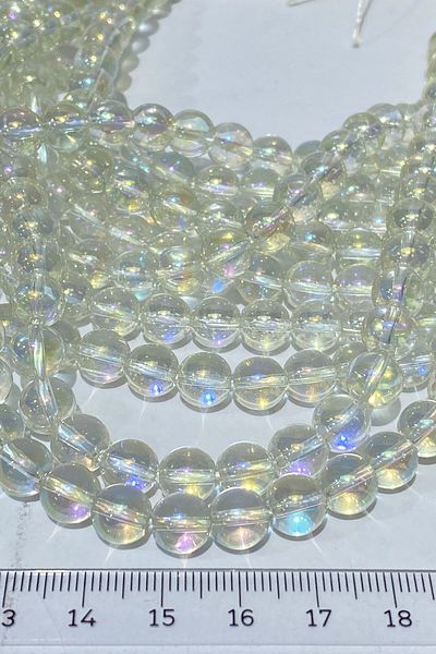 Hayalperest boncuk Transparent Natural Stone Bead 8 Mm