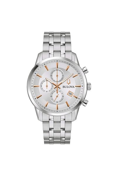 Bulova Ανδρικό ρολόι Bulova 96B411, Quartz, 41mm, 3ATM