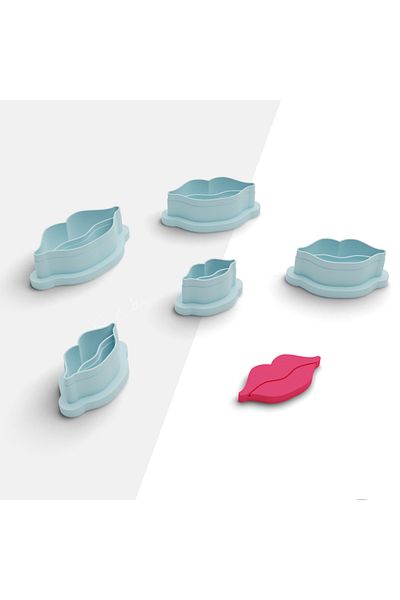 brocutters قالب سيراميك ومجوهرات على شكل شفة من البوليمر - رقم البسكويت: 1224