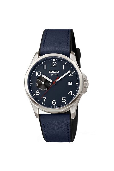 Boccia Mens Watch 3644-02, Quartz, 40mm, 5atm