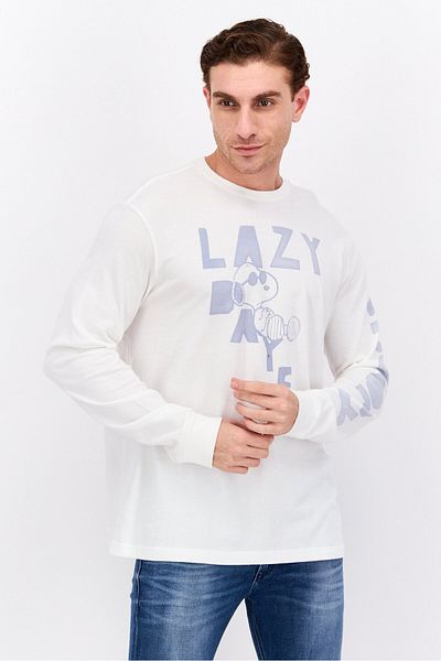 AMERICAN EAGLE Men's White T-Shirt U-0189-2963
