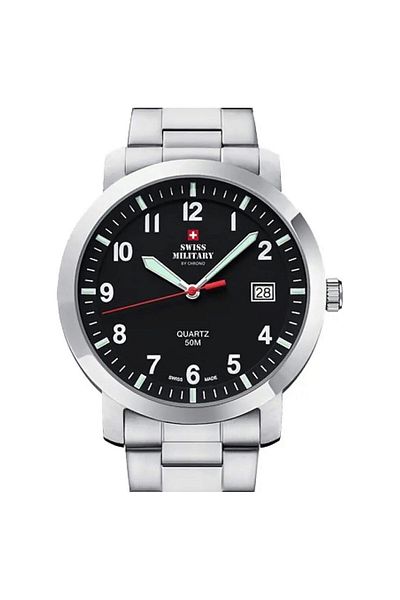 Swiss Military Mens Watch Sm34083.07, Quartz, 40mm, 5atm