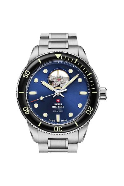 Swiss Military Mens Watch Sma34106.12, Automatic, 42mm, 20atm