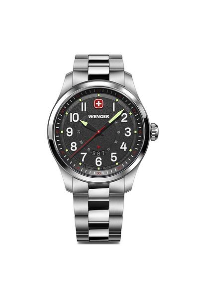 Wenger Ανδρικό ρολόι Wenger 01.0541.122, Quartz, 43mm, 10ATM
