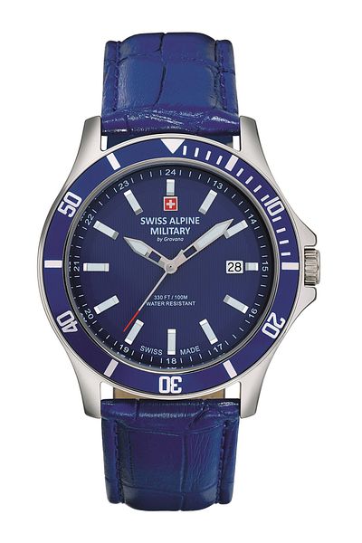 Swiss Alpine Military Mens Watch 7022.1535, Quartz, 42mm, 10atm