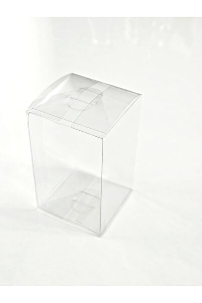 Nikah Şekeri Market Asetat Kutu Şeffaf Kutu 5x5x8 cm 10 Adet Konsept Hediyeli...