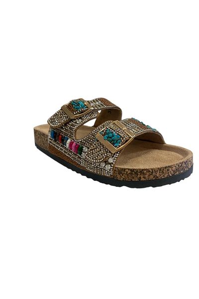 Guja Ta Embroidered Slippers