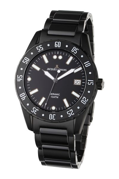 Jacques Lemans Mens Watch 42-10d, Quartz, 42mm, 10atm