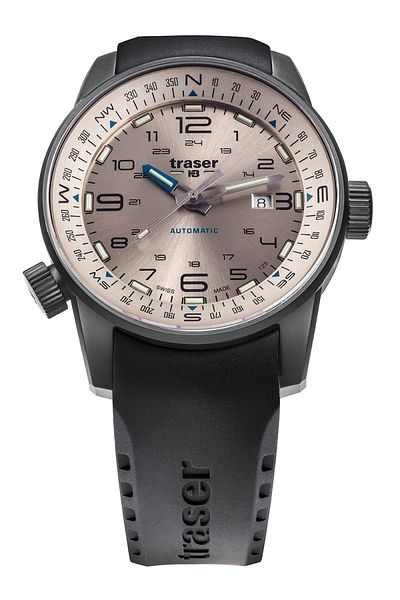 Traser H3 Ανδρικό Ρολόι Traser 110455, Αυτόματο, 46mm, 10ATM