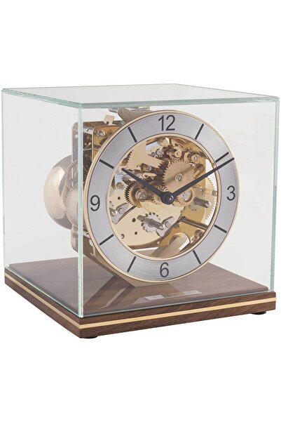 Hermle Table Clock 23052-030340, Mechanical, Silver, Analogue, Classic