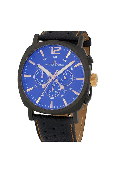 Jacques Lemans Ανδρικό ρολόι Jacques Lemans 1-1645.1O, Quartz, 46mm, 10ATM
