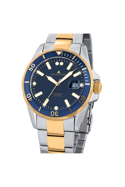 Jacques Lemans Ανδρικό ρολόι Jacques Lemans 1-2014F, Automatic, 42mm, 20ATM