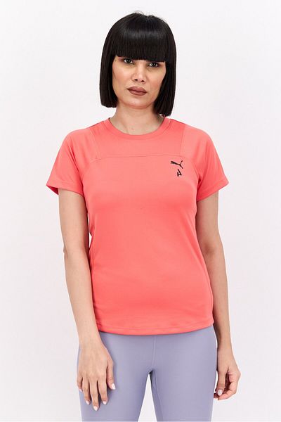 Puma Women Sportswear Fit Short Sleeve Training T-shirts, Tulips