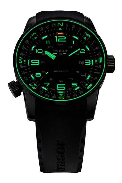 Traser H3 Ανδρικό Ρολόι Traser 109742, Αυτόματο, 46mm, 10ATM