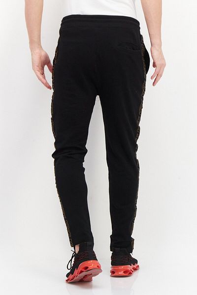 UFC Men Sportswear Fit Drawstring Training Sweatpants, Black