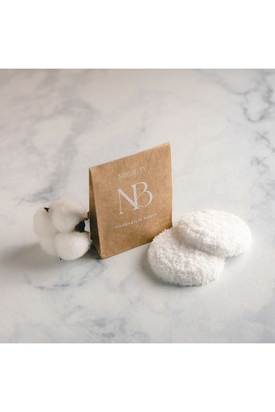 NBeauty Washable Skin Makeup Removal Cotton (2-Pack)