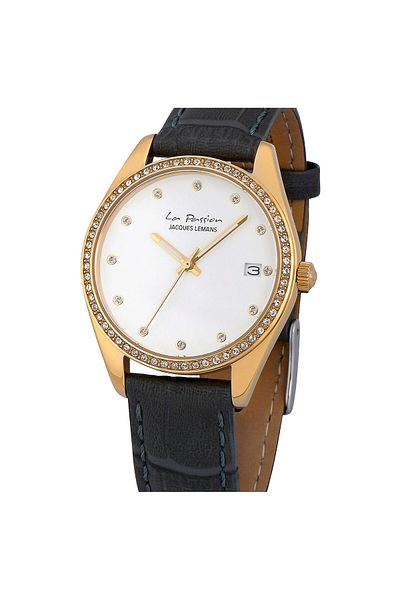 Jacques Lemans Ladies Watch Lp-133k, Quartz, 35mm, 10atm