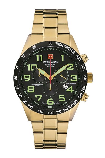 Swiss Alpine Military Mens Watch Swiss Military 70.479.117, Quartz, 45mm, 10atm