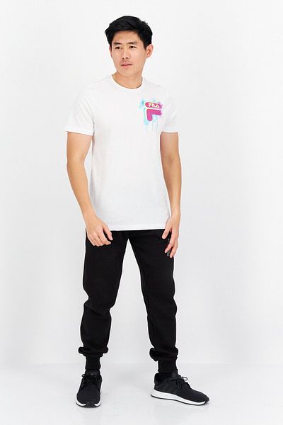 Fila Men Sportswear Fit Senden Short Sleeve Outdoor T-shirt, White