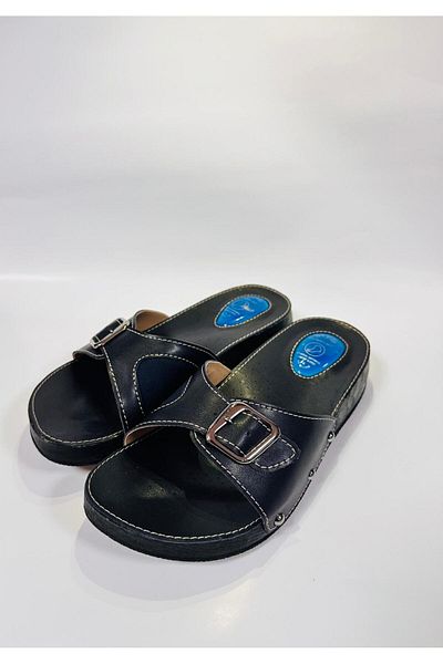 STYLE COMFORT Детайлни пантофи с една катарама