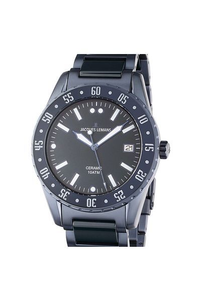 Jacques Lemans Ανδρικό Ρολόι 42-10e, Quartz, 42mm, 10atm