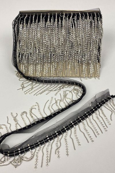 Hayalperest boncuk Beyoğlu Stoned Chain Accessory Fringe Tassel 1 Mt