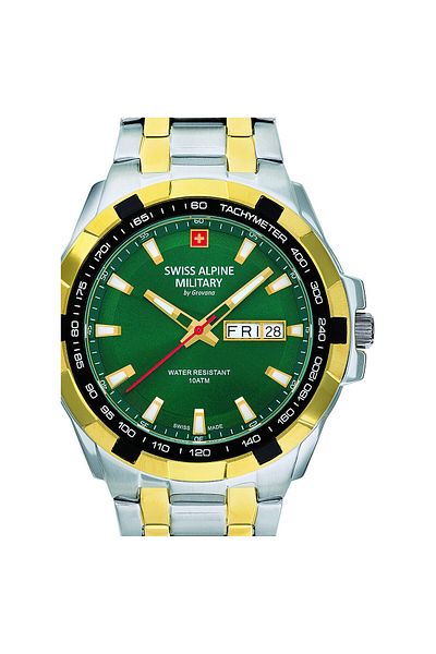 Swiss Alpine Military Mens Watch Swiss Military 7043.1144, Quartz, 42mm, 10ATM