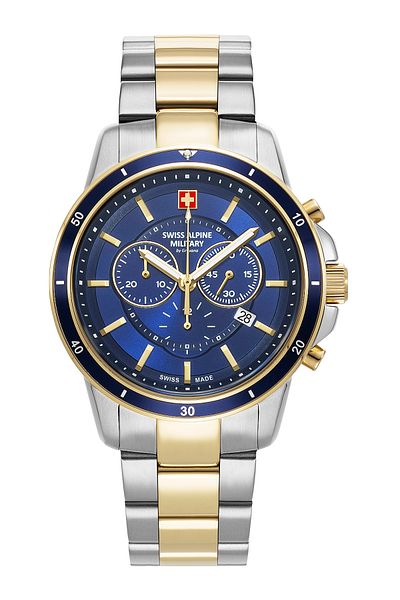Swiss Alpine Military Mens Watch Swiss Military 7089.9145, Quartz, 44mm, 10atm