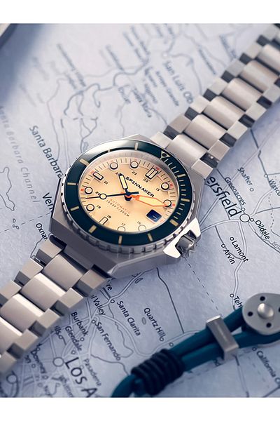 SPINNAKER Ανδρικό Ρολόι Sp-5081-cc, Αυτόματο, 44mm, 30atm