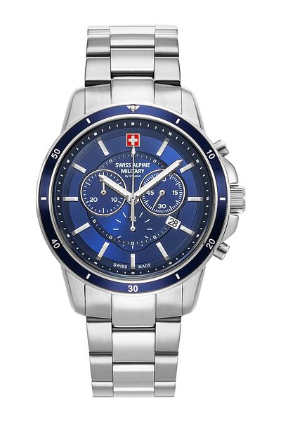 Swiss Alpine Military Mens Watch Swiss Military 7089.9135, Quartz, 44mm, 10atm