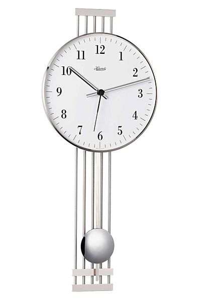 Hermle Wall Clock 70981-000871, Quartz, White, Analogue, Classic