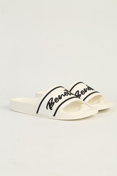 Benetton Bn-1435 Model White Women's Slippers