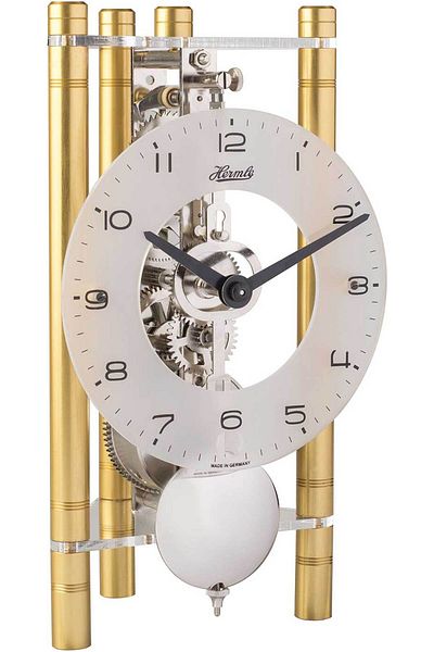 Hermle Table Clock 23025-500721, Mechanical, Transparent, Analogue, Classic