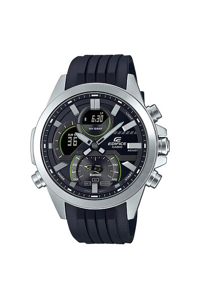 Casio Mens Watch Ecb-30p-1aef, Quartz, 49mm, 10atm