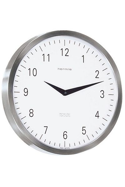 Hermle Wall Clock 30466-000870, Quartz, White, Analogue, Classic