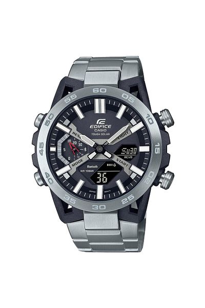 Casio Mens Watch Ecb-2000d-1aef, Quartz, 48mm, 10atm