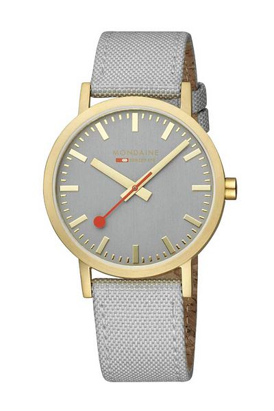 MONDAINE Mens Watch A660.30360.80sbu, Quartz, 40mm, 3atm