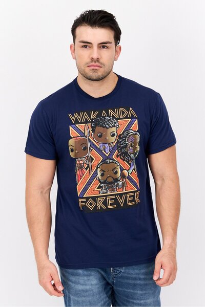 Funko Ποπ σε κουτί! Μπλουζάκι: Marvel Black Panther Wakanda Forever (XL)