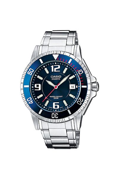 Casio Ανδρικό Ρολόι Mtd-1053d-2aves, Quartz, 43mm, 20atm