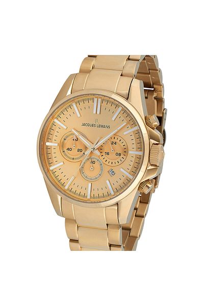 Jacques Lemans Ανδρικό ρολόι Jacques Lemans 1-2119I, Quartz, 44mm, 10ATM