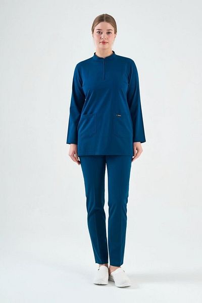 Owlet Medikal Set de lungime tunică Lycra Petrol Blue