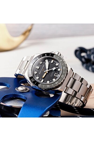 SPINNAKER Dumas Gmt Sp-5119-11 Automatic (Seiko Nh34 Movement) Men's Wristwatch